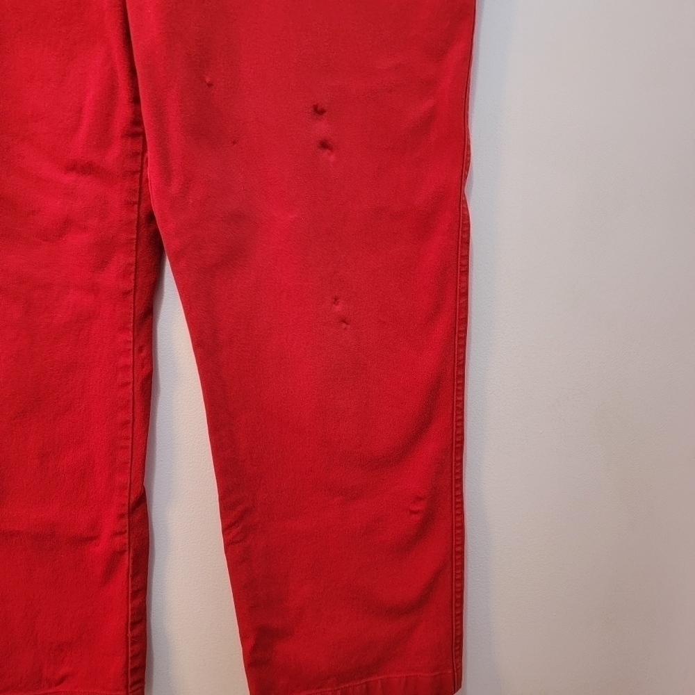St John Sport Red Jeans Size 10 - Picture 8 of 13